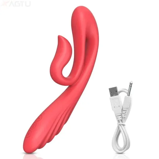 House Of Dasein G-Spot Clitoral Vibrator Sex Toy For Women Clitoris Stimulator Female Masturbation Vibration Rechargeable Adults Toys - Orange