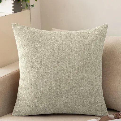 Shengdu Solid Color Polyester Pillow Case 40x40cm csmm hemp natural color 50*50cm with pillow core