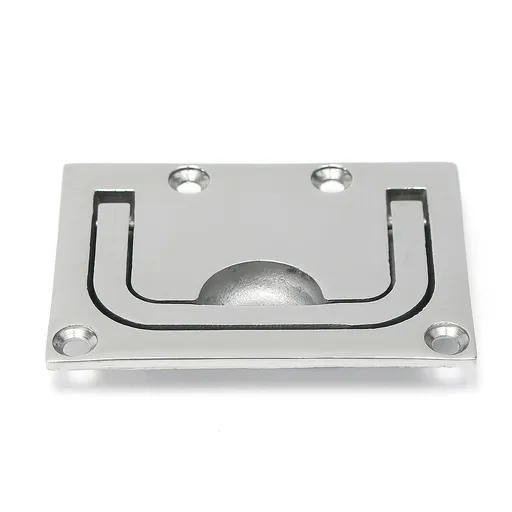 Boat Flush Hatch Locker, Stainless Steel Boat Recessed Hatch Flush Pull Handle Cabinet Lift Trap Door Handle for Marine Yacht