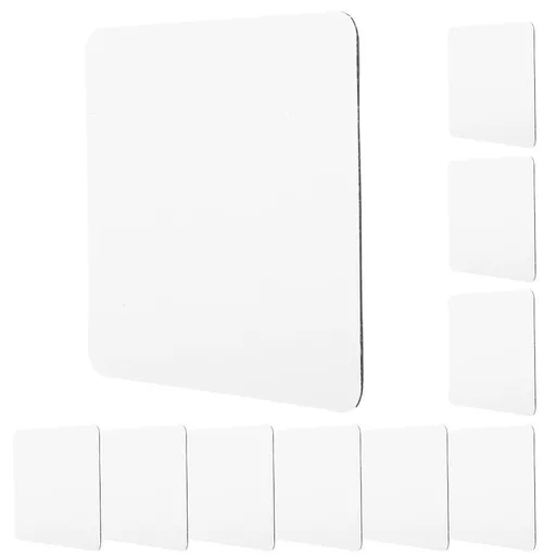 25Pcs Square Cake Boards White Paper Display Secure For Home Gatherings