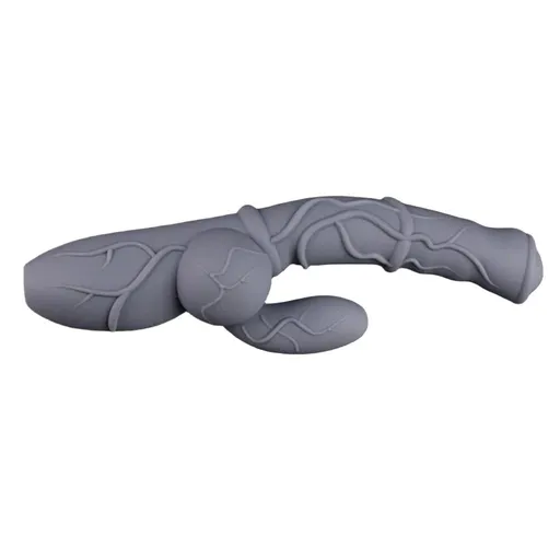 House Of Dasein Faak Silicone Ribbed Realistic Dildo Vibrator Prostate Massage Sex Toys - Grey