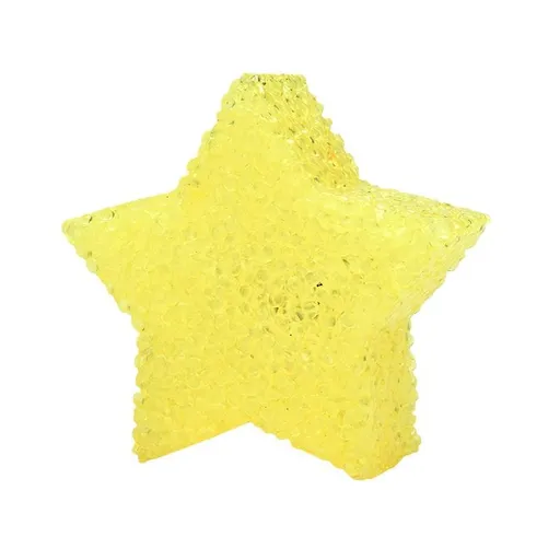 Battery Operated Night Light Star Shaped Desk Handheld Lamp for Kids, Child, Girl Gift,for Kids Girls Boys Yellow 8 cm and 10cm