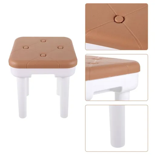 1-Pack Nordic Style Simple Small Step Stool for Bedroom, Living Room, or Office Use