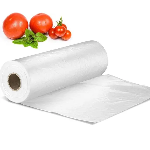 Plastic Produce Bag,Bags/Roll,for Fruits,Storage.Produce Bag on a Roll Fruits, Vegetable, Bread, Food Storage Clear Bags