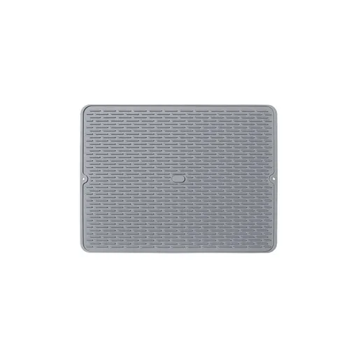 Placemat , Silicone Dish Drying Mat 2025 New Kitchen Sink Silicone Draining Mat Fast Drying Stone Sink Tray Heat Silicone Mat Easy Clean Raised Edge Holds Water E