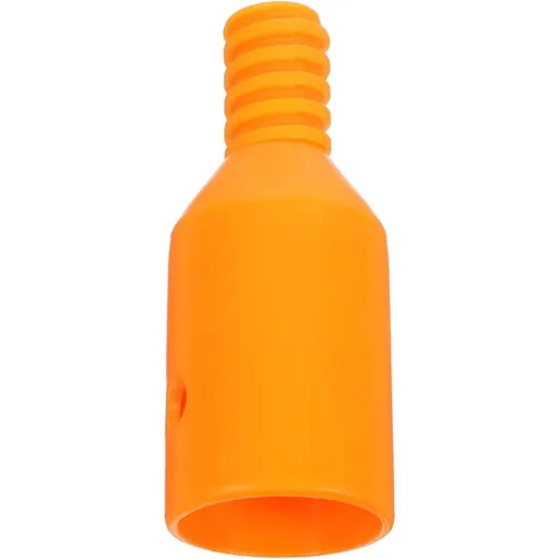 Threaded Broom Handle Connector Plastic Orange Adapter - Swivel Rod Joint for Cleaning Tools