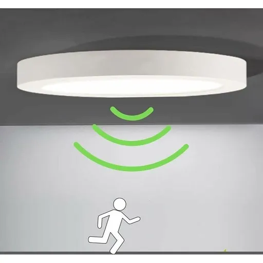 LED Ceiling Light Round Panel Ceiling Lamps Modern Ultra Thin LED Lamp Cool White 6000K Kitchen Room Living Room Balcony