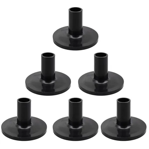Sleeves 8 PCS Black Drum Sleeves Replacement for Shelf Drum Kit High quality plastic long tapered cymbal sleeves