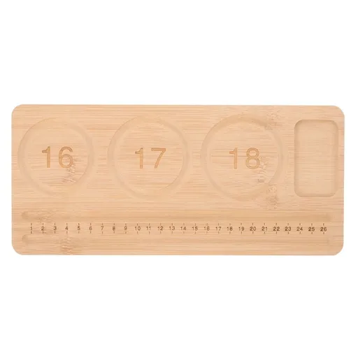 Wood Bead Design Board for Bracelets and Necklaces Jewelry Making