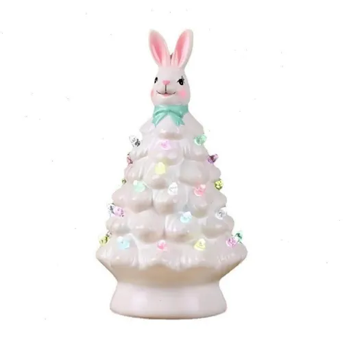 Creative Easter Bunny Figine Bunny Crafts Easter Ornaments Resin Easter Bunny Decor,Cute Easter Decorations for The Home
