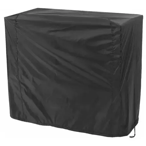 1 Piece Square Charcoal Grill Cover,420D Waterproof Oxford Fabric UV-Resistant Outdoor BBQ Protector, Black, 80 x 66 x 100 cm