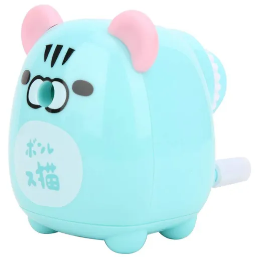 Pencil Sharpener, Single Hole Pencil Sharpener Artist Supply, Animal Shape Single Hole Blue for Office Desk,Office Supply