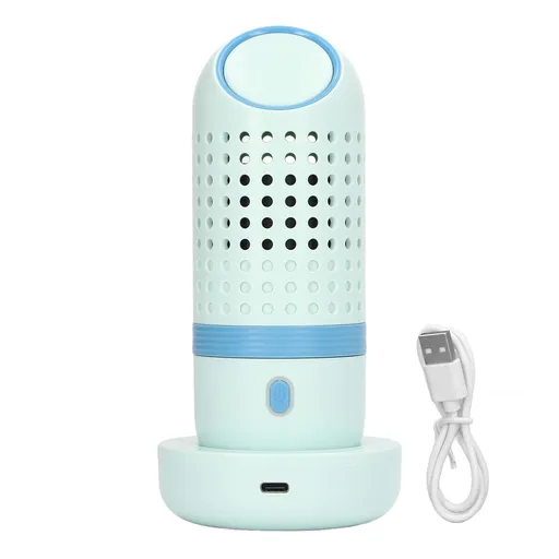 Fruit and Vegetable Washing Machine IPX7 Waterproof Portable Wireless USB Rechargeable Food Purifier for Rice Food Blue