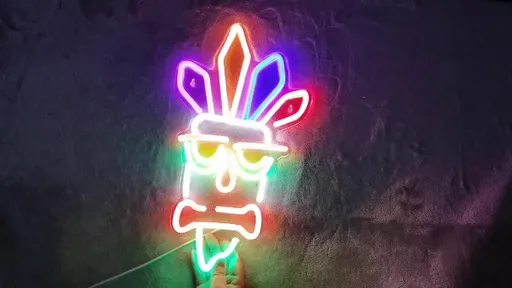 neon wall light, acrylic neon light, colourful neon tube, USB powered light, dimmable wall light, home decor lighting, ambient lighting, Australia decor, modern wall art, LED neon sign