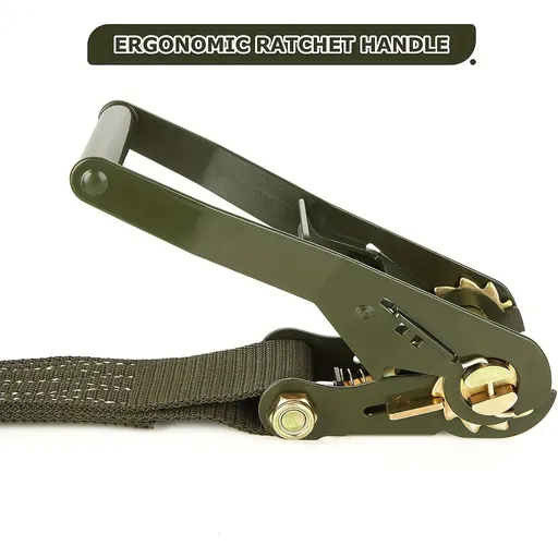 Green White cargo tie-down straps, heavy-duty straps, truck straps, trailer straps, car straps, ratchet straps, load securing, transportation safety, Australia cargo straps, UV-resistant tie-downs