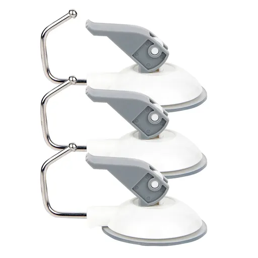 3 Pcs Suction Cup Hook Multi-purpose Heavy Duty Hanger