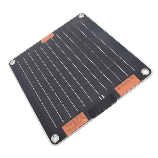Solar Panel Double Sided 20W Dual TYPE C Output 5V 2A Ultra Thin Portable Solar Panel for Travel Camping