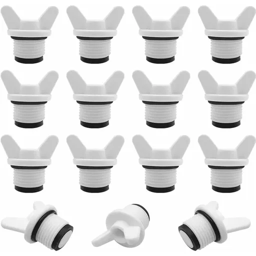 Plumbing Plug-15 pcs 1/2" Male External Thread Pipe Hex Plug,Blanking Plug,For Washing