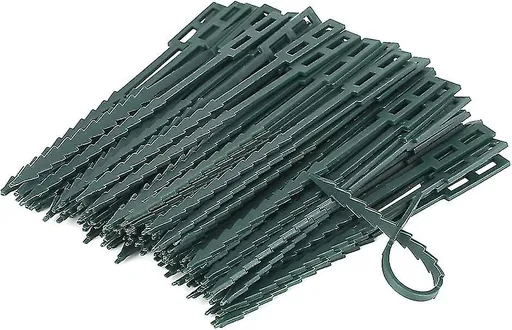 Adjustable Plant Ties 200 Pcs, 13.5 cm Flexible Plastic Garden Wire Ties for Plant Support