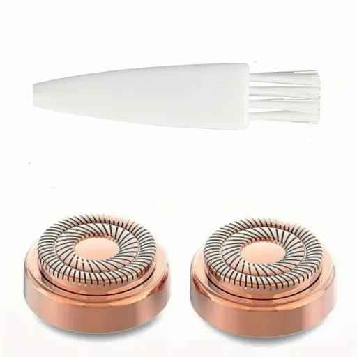Replacement Heads for Flawless Facial Hair Remover Device, Replacement Blades For Flawless Facial Hair Removal （2pcs）