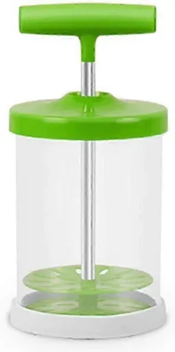 Manual Whipped Cream Dispenser 450ml Professional Cream Whipper with Lid