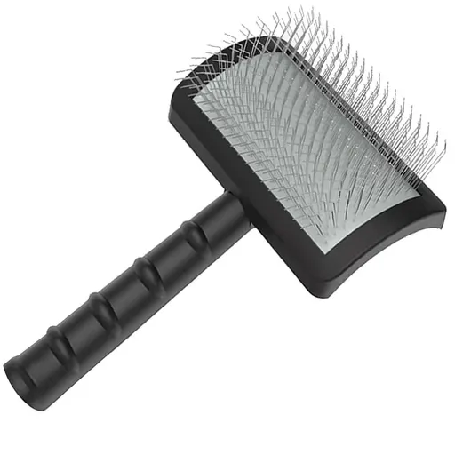 Firm Slicker Brush for Dogs- Extra Long Pin Slicker Brush for Large Dog Pet Grooming Wi_WM58