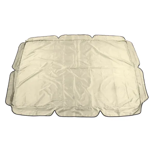 Outdoor Swing Canopy Waterproof Porch Top Cover Replacement UV Proof for Patio Yard Chair Beige