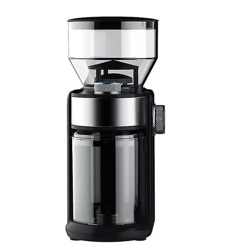 220V Flat Wheel Electric Burr Coffee Grinder Machine - High Efficiency Mill