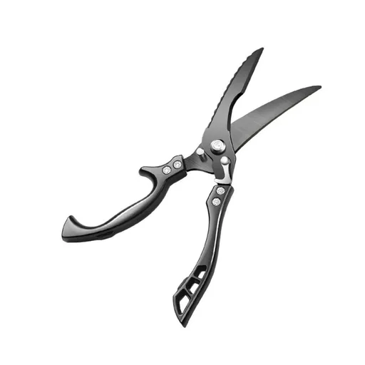 Poultry Shears, Heavy Duty Kitchen Shears with Serrated Edge, No Rust Spring Loaded, Multipurpose Stainless Steel Kitchen Scissors for Chicken, Bone, Meat, Turkey, Fish Thanksgiving Gifts
