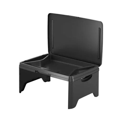 Portable Folding Table, Multifunctional Computer Desk, Easy Setup & Storage, Ideal for Bed Dorm Apartment Use, Lightweight Handheld Desk for Work Study Relaxation, Black