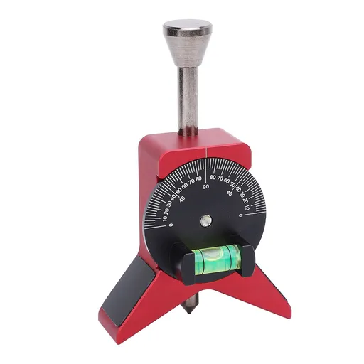 Pipe Center Finder Y Shaped Magnetic Pipe Marker Centering Head Tool with Adjustable Scale Bubble Level Protractor for Professionals