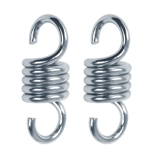 2 pcs Heavy Duty Spring Hammock Chair Spring Porch Swing Springs Hook Suspension Swing Extension Spring for Hammock, Boxing Bag