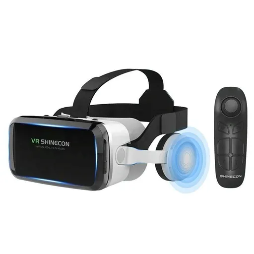 Wireless 3D VR Headset With Bluetooth - Compact