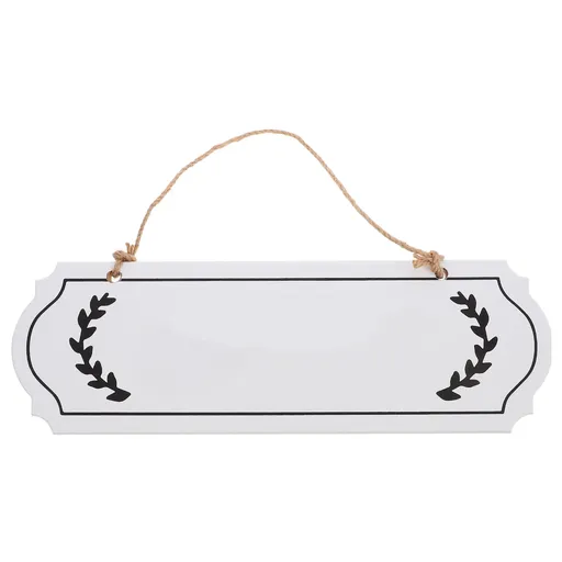 Unfinished Wood Plaque Blank White Sign for DIY Writing Decor
