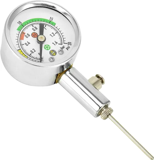 Ball Pressure Gauge, Professional Accurate Air Pressure Measurement for Various Sports Balls