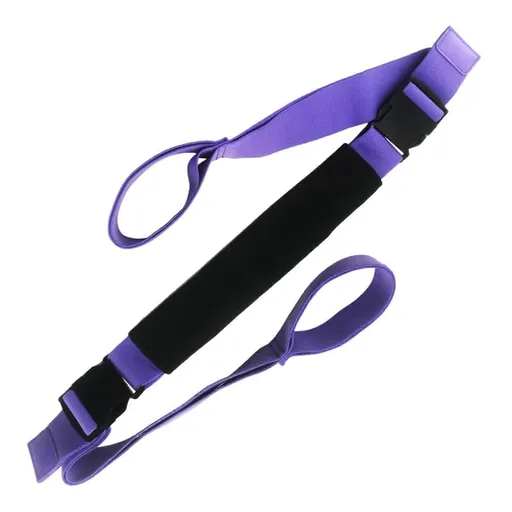 Yoga Strap Yoga Stretching Strap Premium Fitness Portable Exercise Dance - Purple