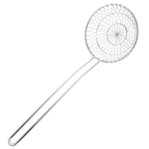 Stainless Steel Kitchen Skimmer Spoon for Frying, Straining, and Cooking - , , Easy to Clean