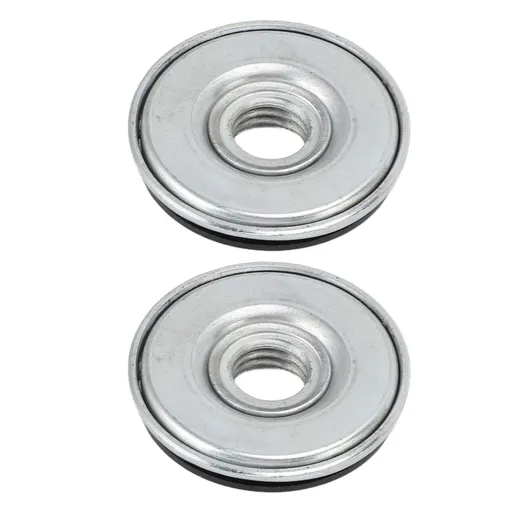 2Pcs Angle Grinder Flange Nuts M14 High Stability Carbon Steel Quick Release Grinder Flange Locking Nut for Replacement Or Fixing Cutting Discs