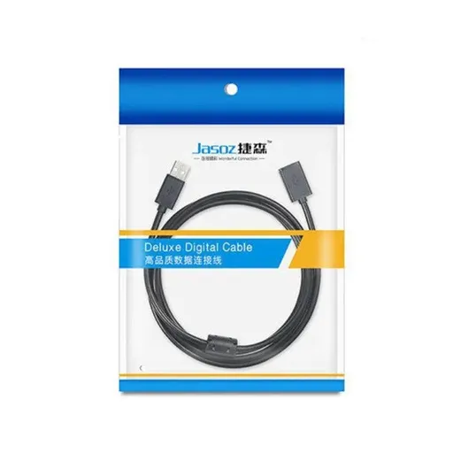 Jasoz Usb Extension Data Cable 2.0 A Male To A Female Long Cord For Laptop Pc - 1.5 m