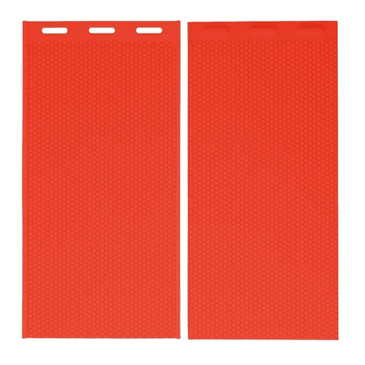 2 PCS 5.4mm Beeswax Foundation Sheets Press Embosser Machine Manual Silicone Beeswax Mold DIY Beekeeping Tool 41.3x20.5CM Red