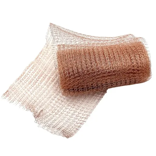 Copper Mesh Barrier for Garden, Flexible Copper Wire Netting for Pest Control, Durable Cuttable Mesh Screen for Pipes and Home Entry, 5in x 33ft