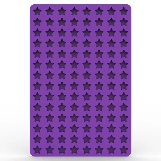 DIY Dog Treat Pan Silicone Mold 112-Cavity Mini Star Mold for Baking Ice Cube Chocolate Drops Dog Treats Pan Gummy Candy Cookie