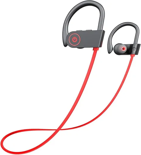 True Wireless Earbuds IPX7 Waterproof Sports Earphones Bluetooth with Mic HD Stereo Sweatproof in-Ear Gym Running Workout 15 Hour Battery
