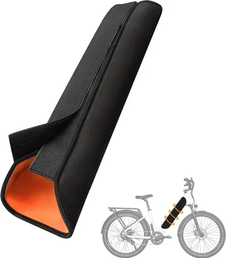 E-Bike Battery Protective Cover - Integrated Battery Cover - Integrated Battery Cover - Battery Cover Electric Bike or E-Bike - Protective Cover for Luggage Rack Battery of Electric Bike - Bicycle Battery Protective Cover - Battery Cover - Universal