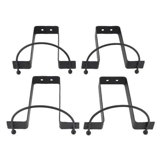 Cowboy Hat Rack Rustic Carbon Steel Space Saving Wall Mount Cowboy Hat Hanger for Home
