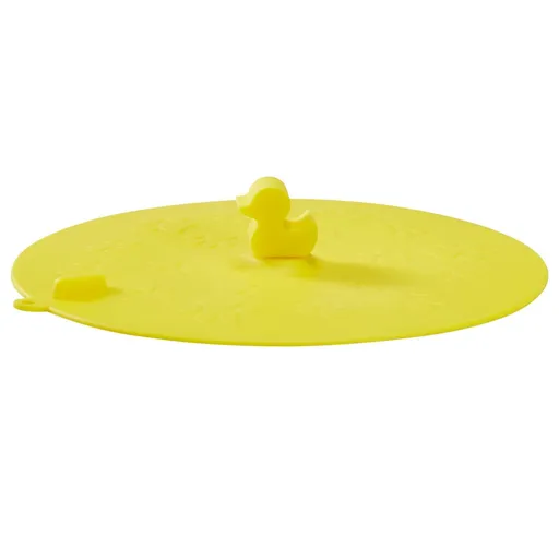 Yellow Duck Floor Drain Cover - Cute and Practical Bathroom Accessory,Silicone Material,Prevents Clogs and Improves