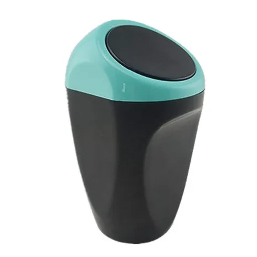 Mini Waste Can Rubbish Car Trash Can Rubbish Bin for Car /Office/Home Mini Auto Garbage Can Automotive Waste Storage, Green