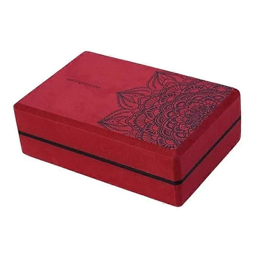 Yoga Block High Density EVA Foam Blocks Balance Trainer Non Slip for Yoga & Pilates Fitness - Red