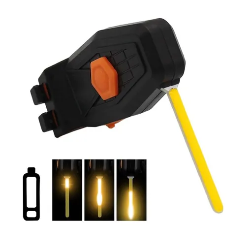 2 pack LED Bike Tail Light, Lights for Bikes Riding at Night, LED Bike Tail Light Rechargeable USB Bicycle Rear Cycling for Any Type of Seatpost (2pc Yellow)