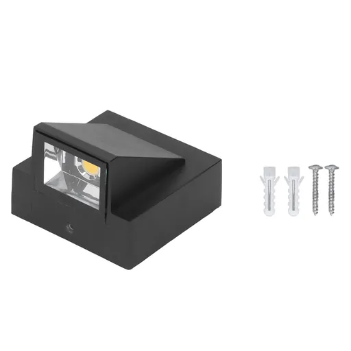 Wall Lamp IP67 Waterproof LED Decorative Light 90‑265V Outdoor Decor for Garden Patio White Light